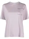 Calvin Klein Future Archive Logo-print Cotton T-shirt In Purple
