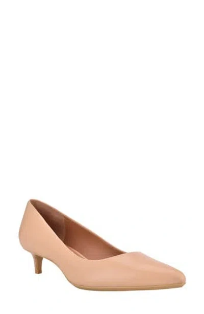 Calvin Klein Gabrianna Kitten Heel Pump In Pink