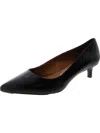 Calvin Klein Gabriana Womens Padded Insole Kitten Heel Dress Pumps In Black
