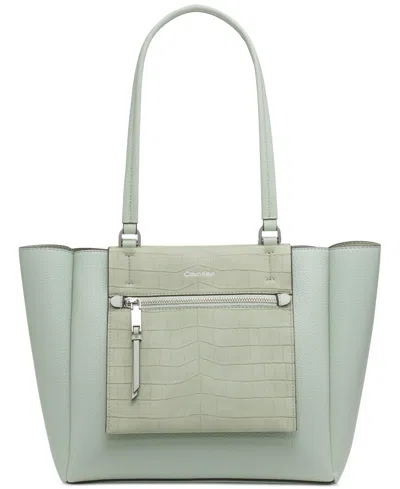 Calvin Klein Gala Tote In Desert Sag