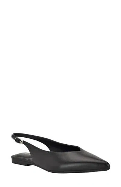 CALVIN KLEIN CALVIN KLEIN GALIANA SLINGBACK POINTED TOE FLAT