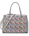 Calvin Klein Garnet Adjustable Medium Satchel Bag In Multi