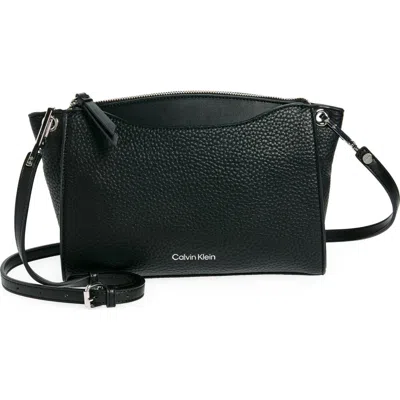 Calvin Klein Garnet Crossbody Bag In Black