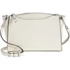 Calvin Klein Garnet Crossbody Bag In Cherub White