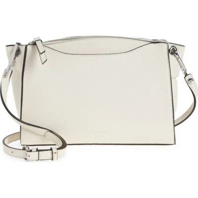 Calvin Klein Garnet Crossbody Bag In Cherub White