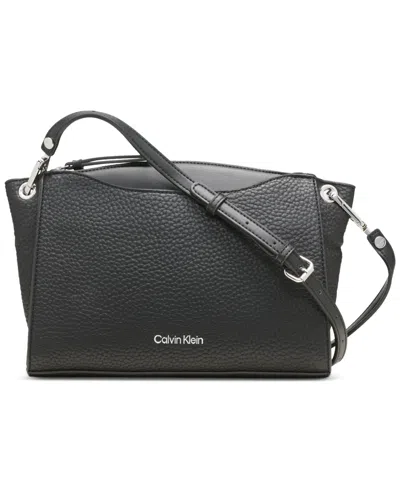 Calvin Klein Garnet Crossbody With Adjustable Strap In Black