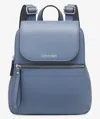 Calvin Klein Garnet Triple Compartment Backpack In Flint