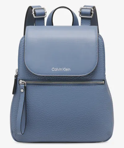 Calvin Klein Garnet Triple Compartment Backpack In Flint