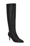 Calvin Klein Garray Knee High Boot In Black