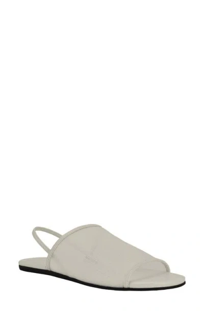 Calvin Klein Gaven Slingback Sandal In White