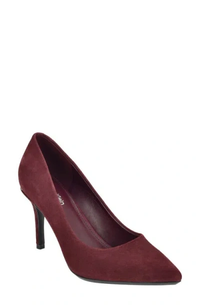 Calvin Klein Gayle Pump In Burgundy