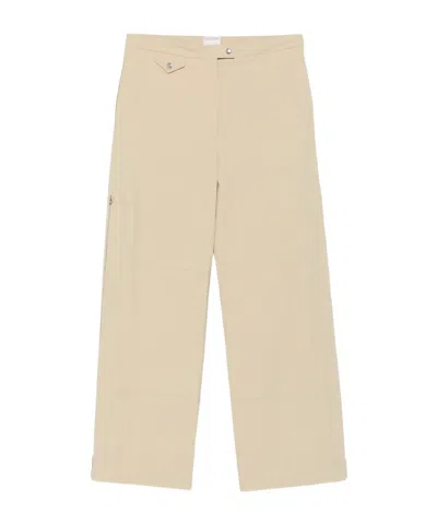 Calvin Klein Gemma Wide-leg Trousers In Brown