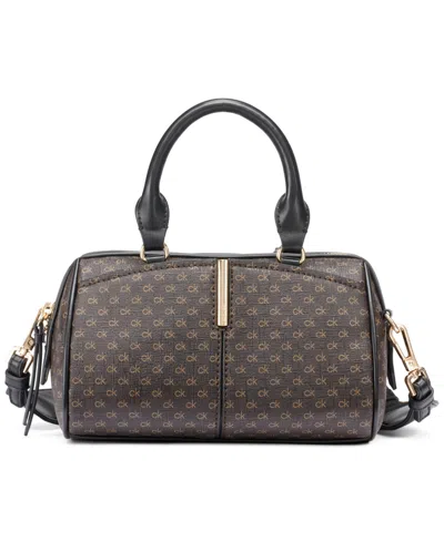 Calvin Klein Genevieve Mini Crossbody Handbag In Gray