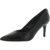 Calvin Klein Genlee Womens Faux Leather Pointed Toe Pumps In Black
