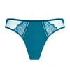 Calvin Klein Geo Lace Bikini Briefs In Blue