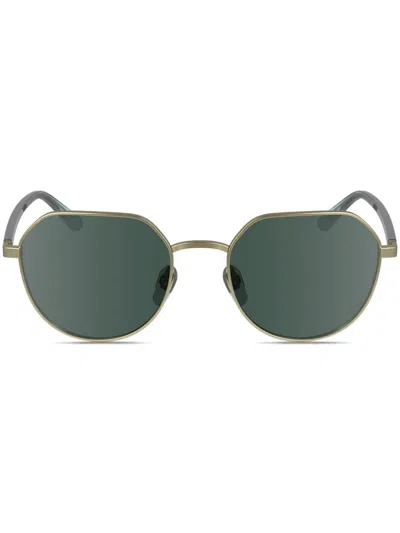 Calvin Klein Sunglasses In Matte Gold