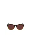 Calvin Klein Geometric Frame Sunglasses In Red