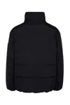 Calvin Klein Quilted High Collar Jacket In Ckblack