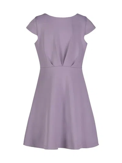 Calvin Klein Kids' Big Girls Soft Pleated Dress In Purple
