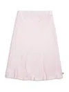Calvin Klein Big Girls Satin Midi Skirt In Crystal Pink