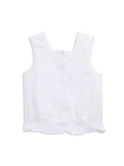 Calvin Klein Kids'  Girl's Seersucker Top