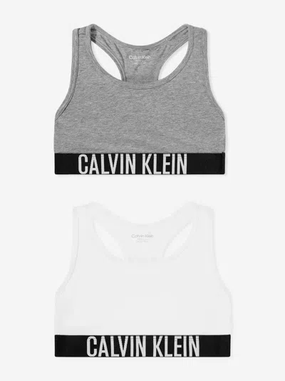 Calvin Klein Kids'  Girls 2 Pack Bralette Set In Multi