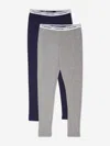 Calvin Klein Girls 2 Pack Leggings Set In Multicoloured
