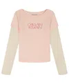 Calvin Klein Girls 7-16 Long-sleeve T-shirt In Pink