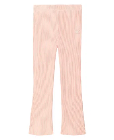 Calvin Klein Kids' Girls 7-16 Wide-leg Pull-on Pants In Pink