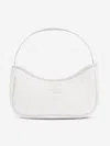 Calvin Klein Logo-patch Shoulder Bag In Ivory