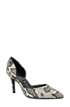 Calvin Klein Gloria D'orsay Pump In Black/white