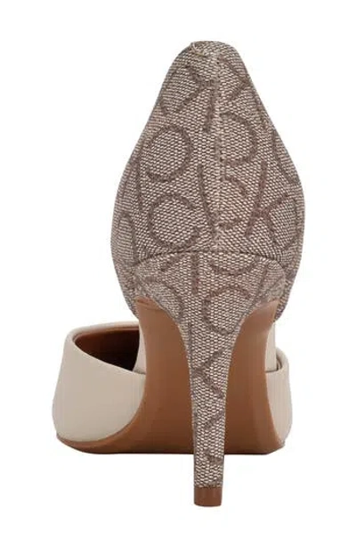 Calvin Klein Gloria D'orsay Pump In Dark Ivory