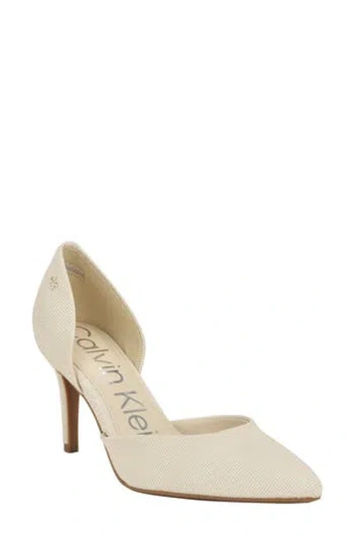 Calvin Klein Gloria Pump In White