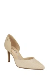 Calvin Klein Gloria D'orsay Pump In Natural Combo