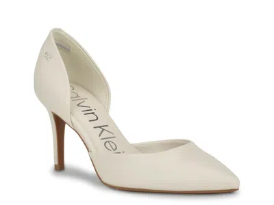 Calvin Klein Gloria Pump In White