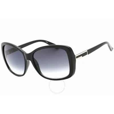 Calvin Klein Gradient Grey Butterfly Ladies Sunglasses R678s 001 57 In Black