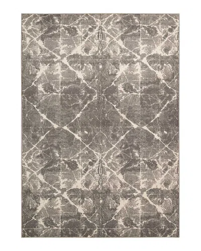 Calvin Klein Gradient Rug - Shibori,, 5'6 X 8' In Granite