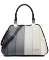 Calvin Klein Granite Convertible Satchel In Black Multi