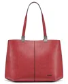 Calvin Klein Granite Tote Bag With Magnetic Snap In Red