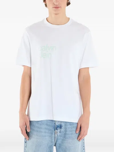 Calvin Klein Graphic T-shirt In White