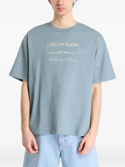 Calvin Klein Graphic T-shirt In Blue