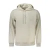 Calvin Klein Gray Cotton Men Sweater In Neutral