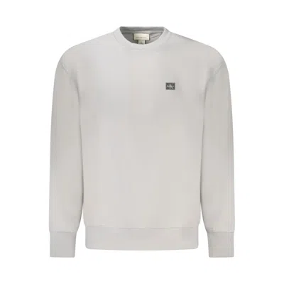 Calvin Klein Gray Cotton Men Sweater