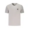 Calvin Klein Gray Cotton Men T-shirt In Gray