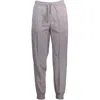 Calvin Klein Gray Cotton Pant In Gray