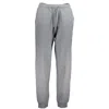 Calvin Klein Gray Cotton Pant In Gray