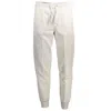 Calvin Klein Gray Cotton Pant In Neutral