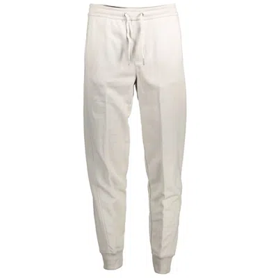 Calvin Klein Gray Cotton Pant In Neutral