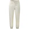 Calvin Klein Gray Cotton Pant In White
