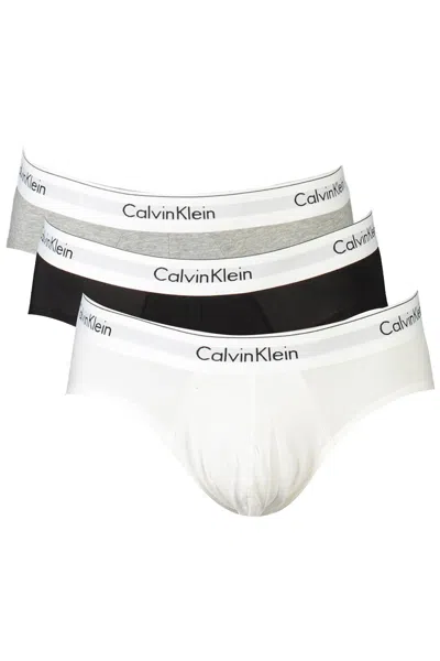 Calvin Klein Tri-pack Underwear Briefs  In Gray